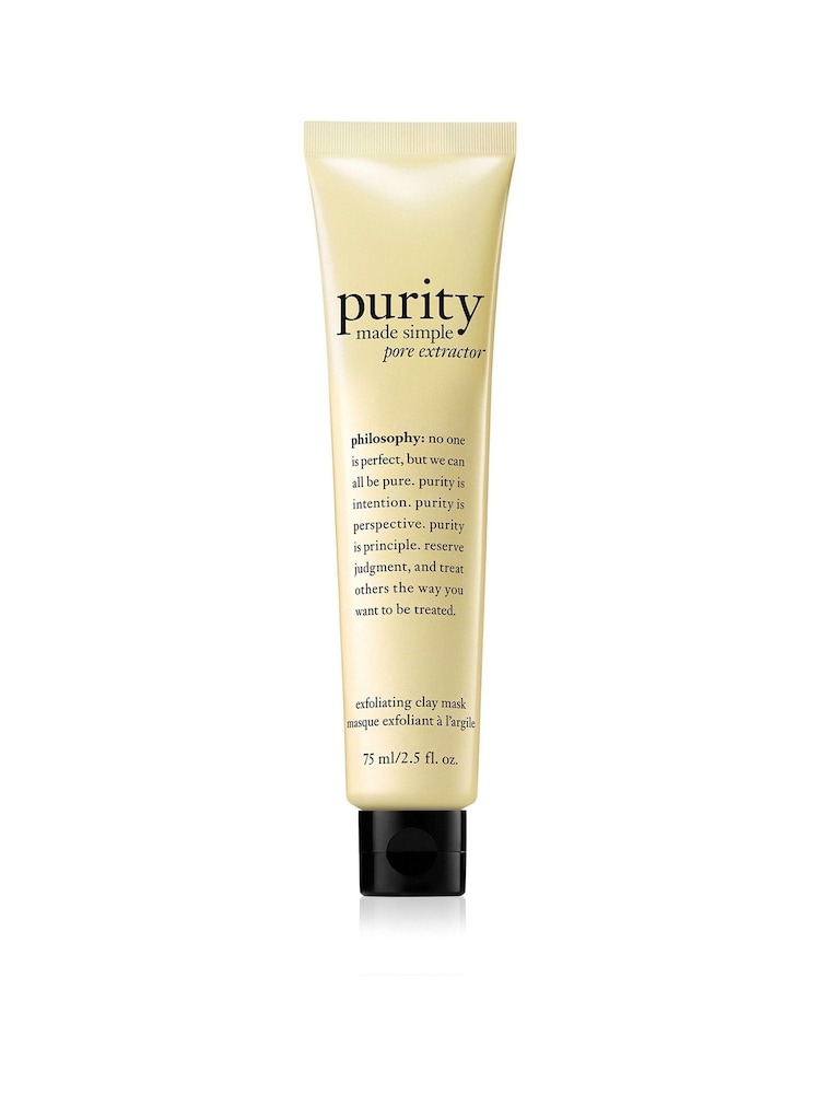 Philosophy Purity Made Simple Pore Extractor Clay Mask 75ml - Image 1 of 1 Philosophy Purity Made Simple Pore Extractor Clay Mask 75ml - Image 1 of 1
