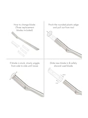 Tweezerman Facial Razor Replacement Blade Refills - Image 3 of 4