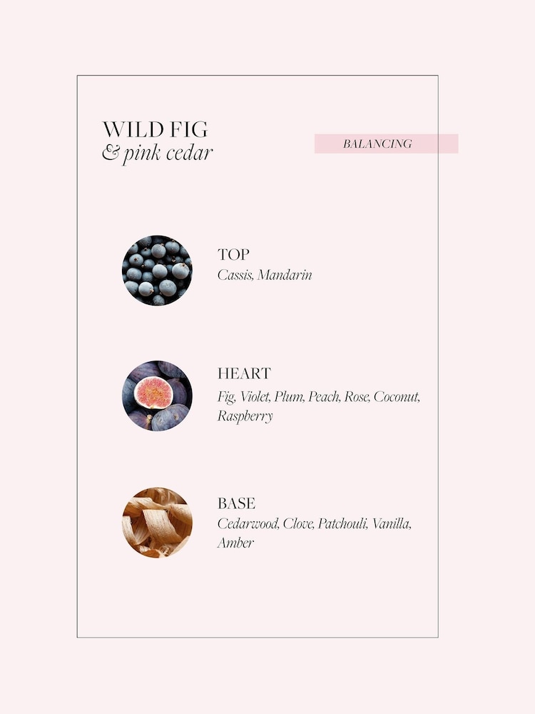 Grace Cole Wild Fig & Pink Cedar Bath & Shower Gel 300ml - Image 3 of 3