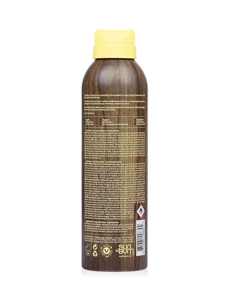 Sun Bum Original SPF 30 Suncream Spray 200ml - Image 2 of 2