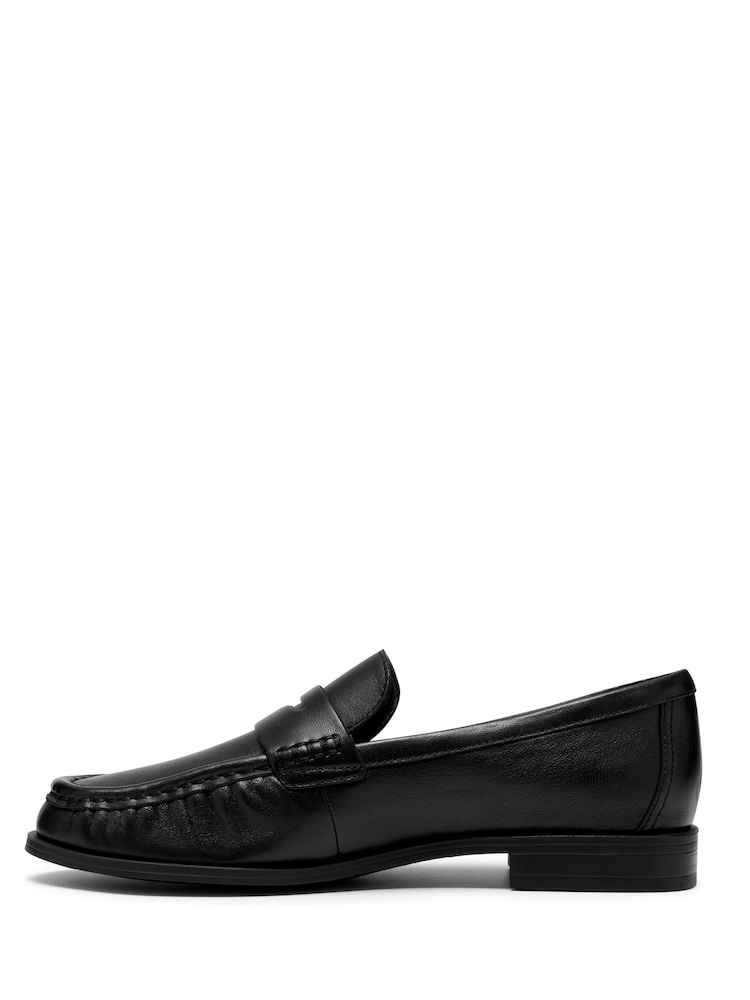 Schwarzes Leder - Clarks Alixea Walk Shoes - Bild 2 von 5