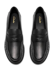Schwarzes Leder - Clarks Alixea Walk Shoes - Bild 5 von 5