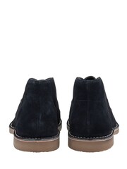 Frank Wright Brown Mens Suede Lace-Up Desert Boots - Image 3 of 4