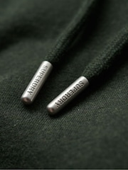 Superdry Dark Green Essential Slim Fit Logo Hoodie - Image 5 of 6