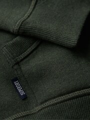 Superdry Dark Green Essential Slim Fit Logo Hoodie - Image 6 of 6