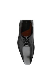 Черный - Frank Wright Mens Leather Lace-Up Derby Shoes - Image 4 of 4
