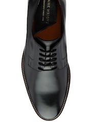 Черный - Frank Wright Mens Leather Lace-Up Derby Shoes - Image 4 of 4