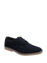 Frank Wright Blue Mens Suede Lace-Up Desert Shoes - Image 1 of 4