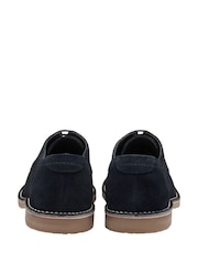 Frank Wright Blue Mens Suede Lace-Up Desert Shoes - Image 3 of 4