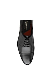 Frank Wright Black Mens Leather Lace-Up Derby Shoes - Image 4 of 4