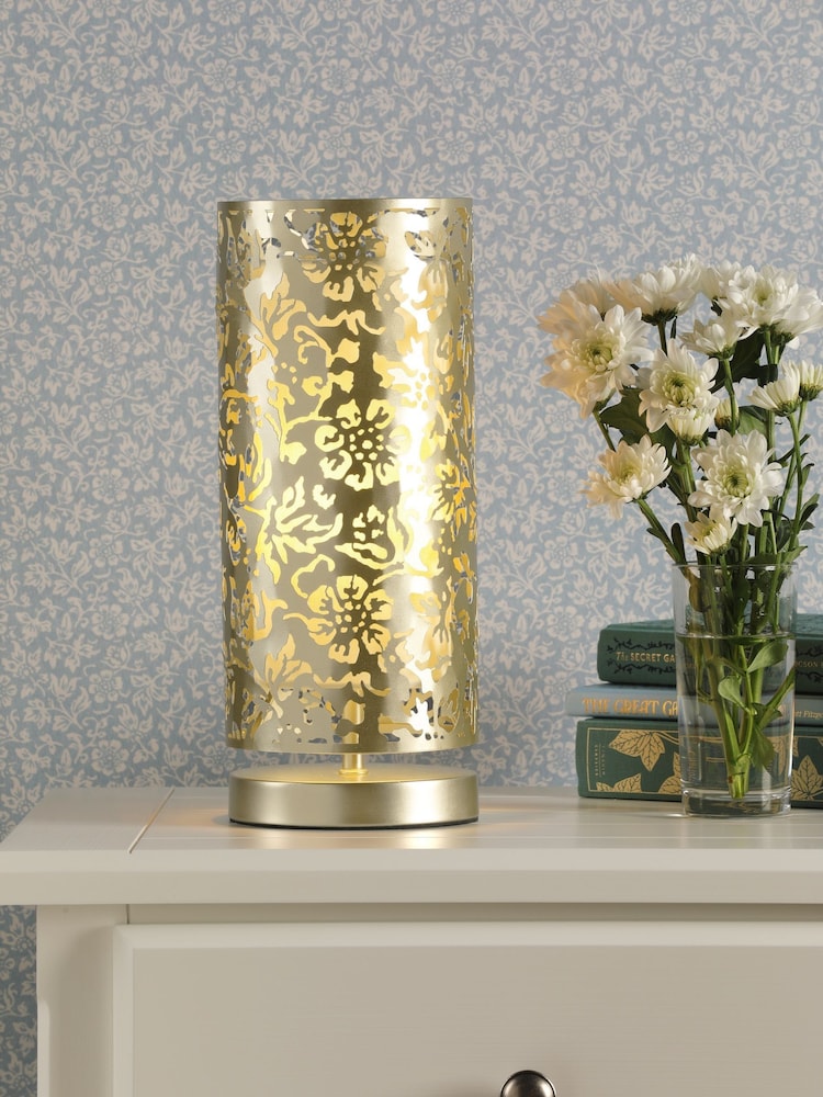 Laura Ashley Champagne Sweet Alyssum Table Lamp - Image 1 of 7