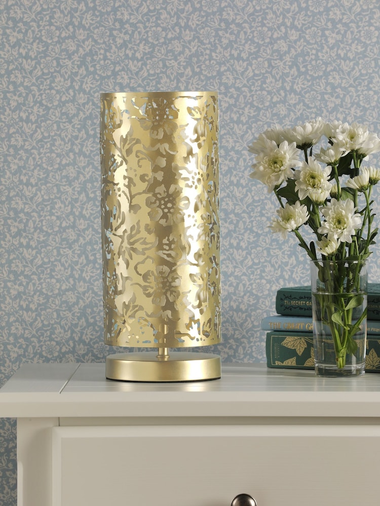 Laura Ashley Champagne Sweet Alyssum Table Lamp - Image 2 of 7