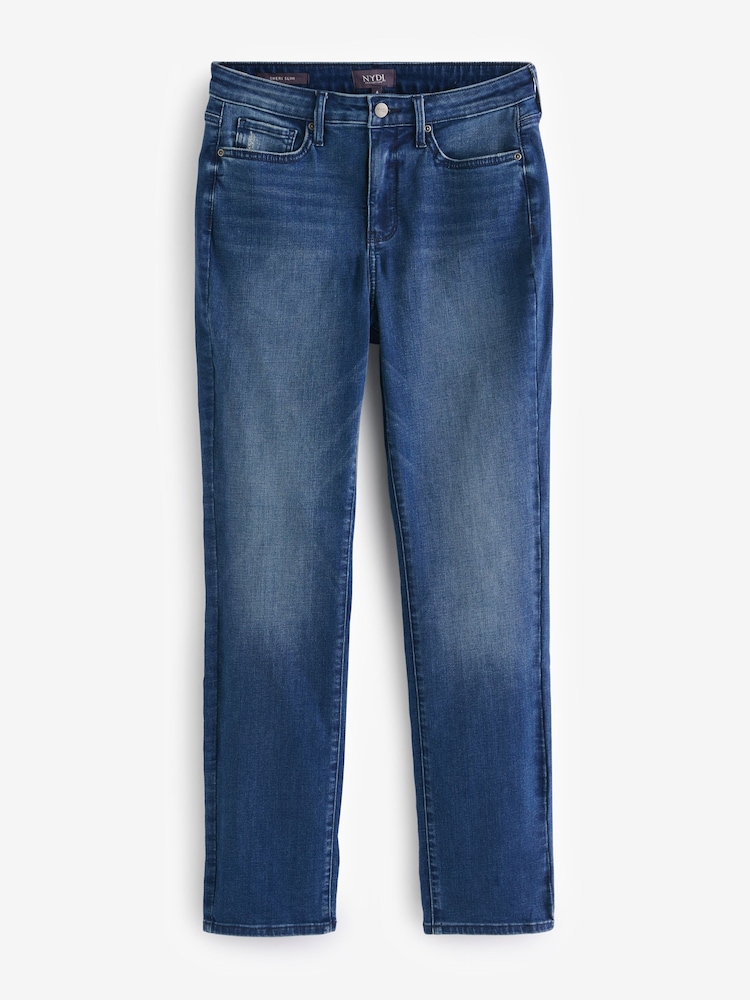 Srednje modra - NYDJ Slim Leg High Rise Sheri kavbojke - Slika 7 iz 7 Srednje modra - NYDJ Slim Leg High Rise Sheri kavbojke - Slika 7 iz 7