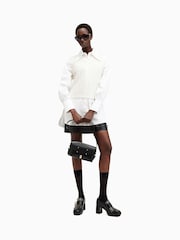 AllSaints White Moira 100% Cotton Shirt - Image 1 of 9