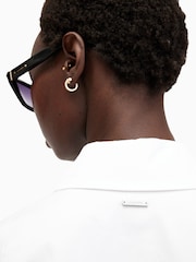 AllSaints White Moira 100% Cotton Shirt - Image 7 of 9