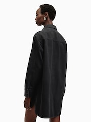 AllSaints Black Lily Stud Dress - Image 6 of 7