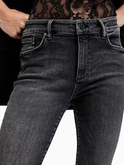 AllSaints Black Miller Pushup Jeans - Image 3 of 8