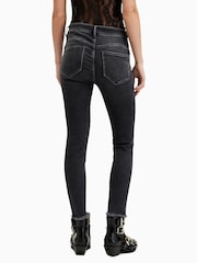 AllSaints Black Miller Pushup Jeans - Image 4 of 8