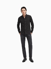 AllSaints Black Lovell Longsleeve Shirt - Image 5 of 7