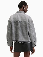 AllSaints Nicky Denim 100% Cotton Jacket - Image 2 of 9