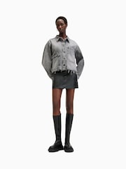 AllSaints Nicky Denim 100% Cotton Jacket - Image 6 of 9