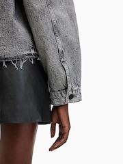 AllSaints Nicky Denim 100% Cotton Jacket - Image 8 of 9