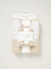 Snuggle Tots Hooded Towels and Wash Cloths 3 Pack - Image 1 of 3