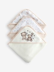 Snuggle Tots Hooded Towels and Wash Cloths 3 Pack - Image 5 of 5