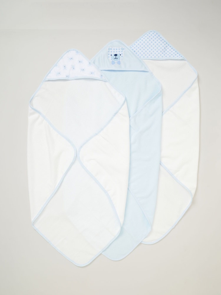 Snuggle Tots Hooded Towels and Wash Cloths 3 Pack - Image 2 of 3