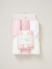 Snuggle Tots Hooded Towels and Wash Cloths 3 Pack - Image 1 of 3