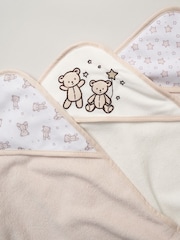 Snuggle Tots Hooded Towels and Wash Cloths 3 Pack - Image 3 of 3