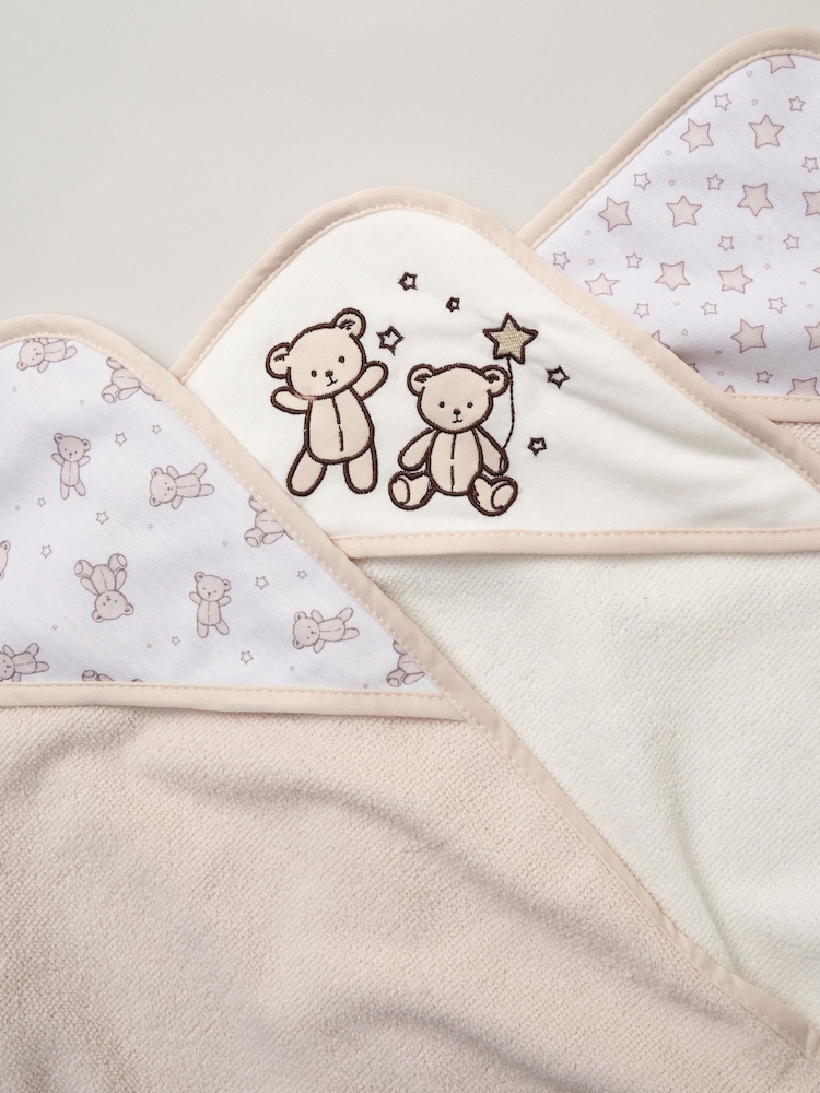 Snuggle Tots Hooded Towels and Wash Cloths 3 Pack - Image 3 of 3