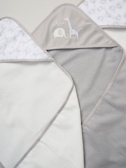 Snuggle Tots Hooded Towels and Wash Cloths 3 Pack - Image 3 of 3