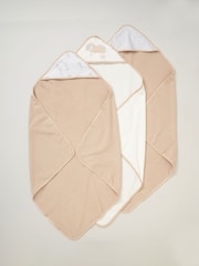 Snuggle Tots Hooded Towels and Wash Cloths 3 Pack - Image 2 of 3