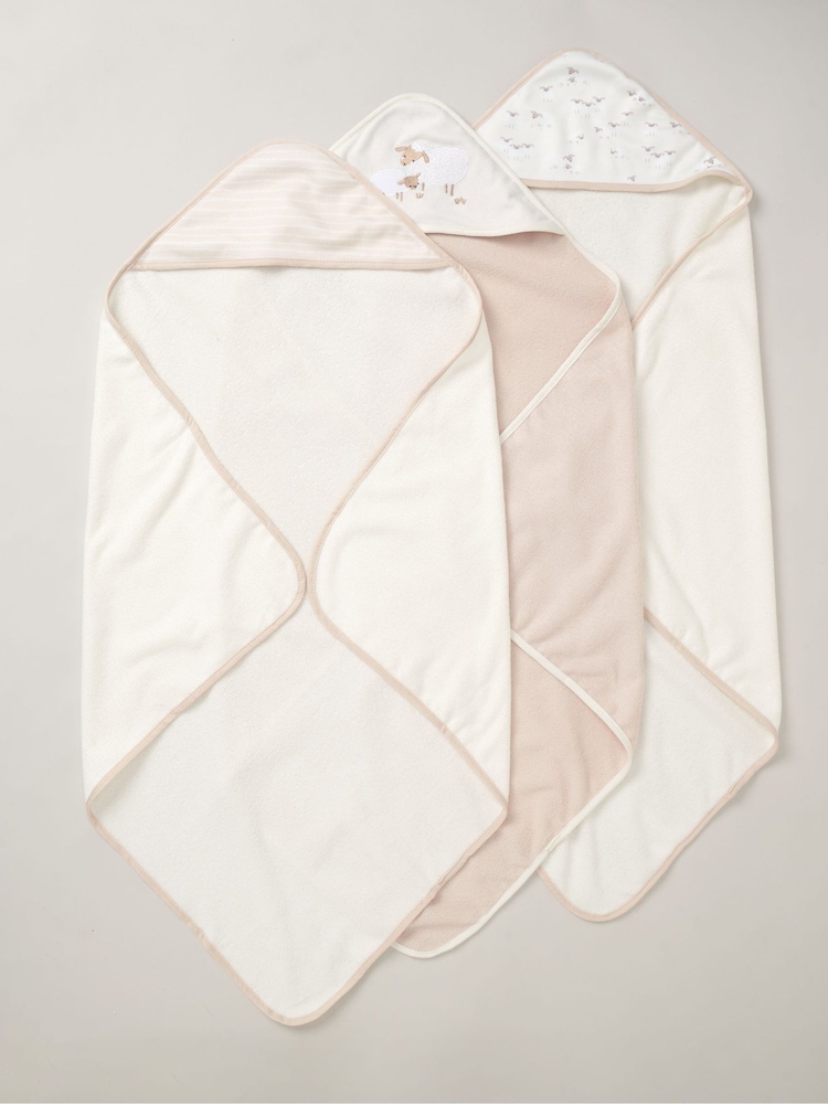 Snuggle Tots Hooded Towels and Wash Cloths 3 Pack - Image 2 of 3