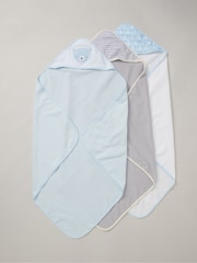 Snuggle Tots Hooded Towels and Wash Cloths 3 Pack - Image 2 of 3