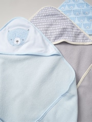 Snuggle Tots Hooded Towels and Wash Cloths 3 Pack - Image 3 of 3