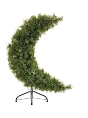 Premier Decorations Ltd Green Crescent Moon PVC Christmas 3ft Tree - Image 1 of 5
