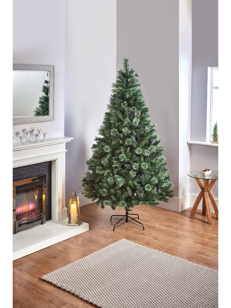Premier Decorations Ltd Denver Spruce Christmas 7ft Tree - Image 1 of 3