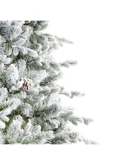Premier Decorations Ltd Snowy Dorchester Pine Feel Real Christmas 7ft Tree - Image 2 of 4