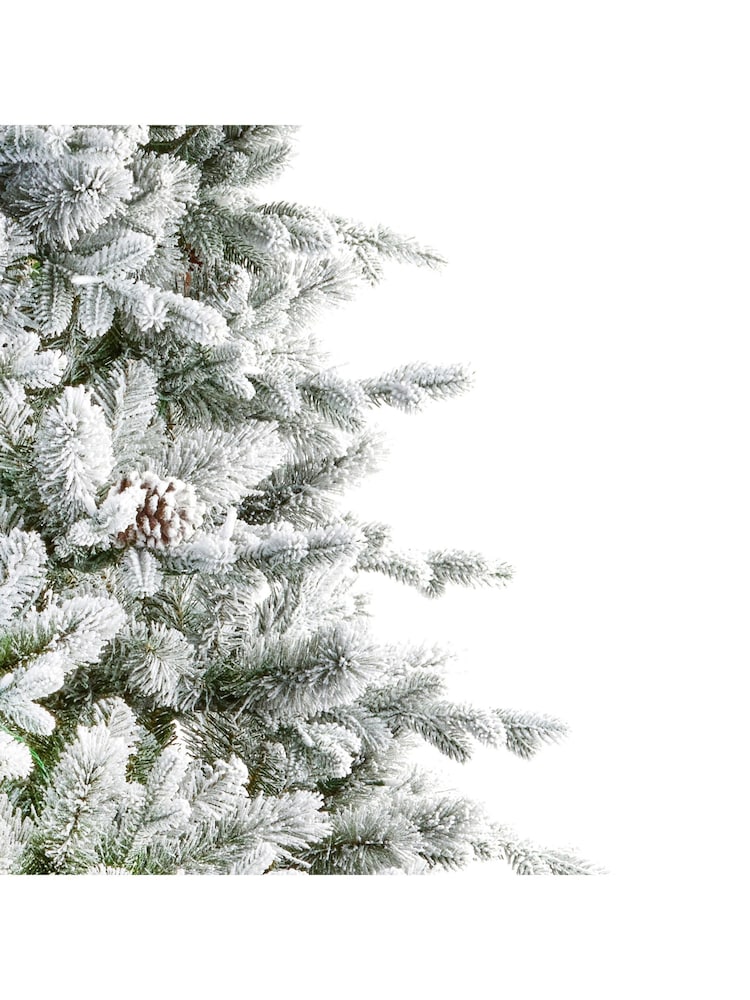 Premier Decorations Ltd Snowy Dorchester Pine Feel Real Christmas 7ft Tree - Image 2 of 4