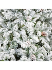 Premier Decorations Ltd Snowy Dorchester Pine Feel Real Christmas 7ft Tree - Image 3 of 4