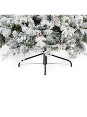 Premier Decorations Ltd Snowy Dorchester Pine Feel Real Christmas 7ft Tree - Image 4 of 4