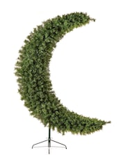 Premier Decorations Ltd Green Crescent Moon PVC Christmas 7ft Tree - Image 1 of 4