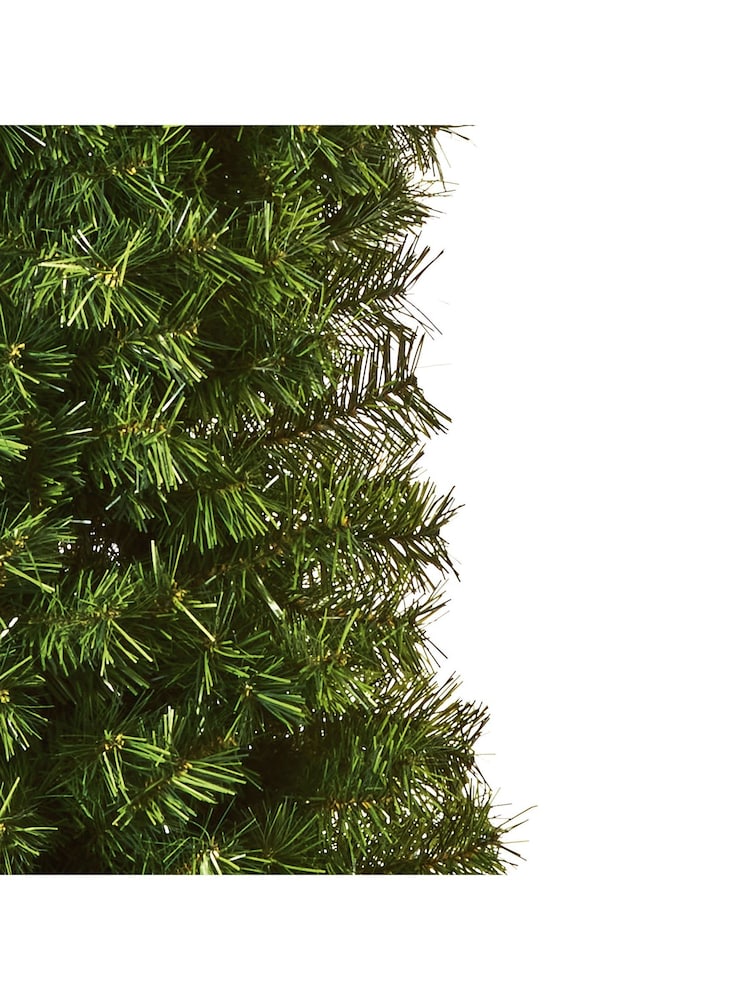 Premier Decorations Ltd Green Crescent Moon PVC Christmas 7ft Tree - Image 2 of 4