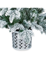 Premier Decorations Ltd Plastic Pot Snow Christmas 3ft Tree - Image 2 of 2