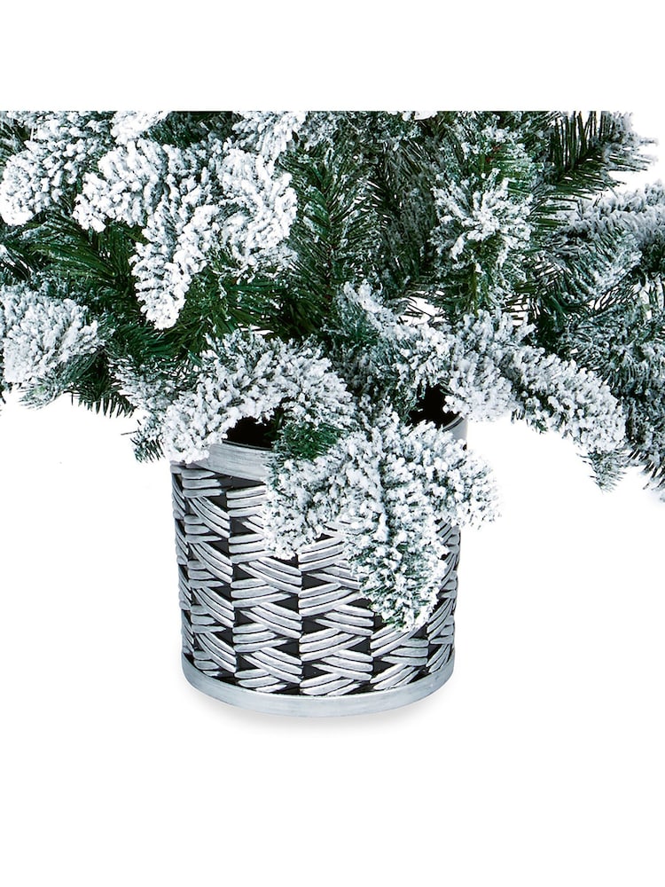 Premier Decorations Ltd Plastic Pot Snow Christmas 3ft Tree - Image 2 of 2