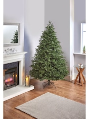 Premier Decorations Ltd Silverthorne Pine Christmas 7ft Tree - Image 1 of 5