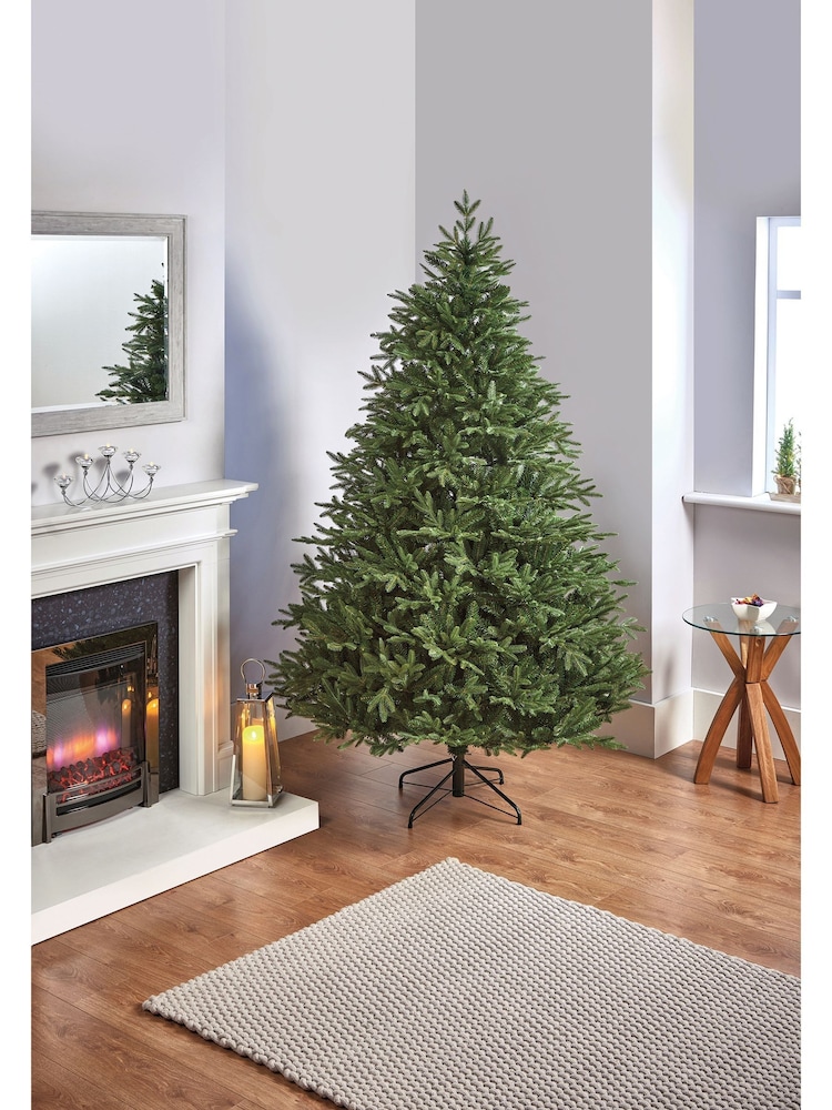 Premier Decorations Ltd Silverthorne Pine Christmas 7ft Tree - Image 1 of 5