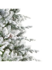 Premier Decorations Ltd Green Snowy 6.5ft Snowy Dorchester Pine Feel Real Christmas Tree - Image 2 of 4